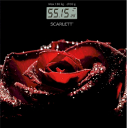 Весы Scarlett SC-BS33E028,напольные электронные,max. 180 кг, черный