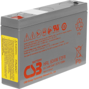Батарея для ИБП CSB серия HRL, HRL634W F2 FR CSB, 6В/8.5Ач
