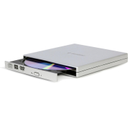 Привод внешний Gembird DVD-USB-02-SV CD/DVD USB 2.0, пластик, серебристый