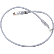 Патч-корд TWT TWT-45-45-0.5-GY UTP кат.5e, 0.5 м, серый