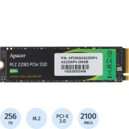 SSD накопитель Apacer AS2280P4 256Gb M.2 2280 PCIe Gen3x4(AP256GAS2280P4-1) SSD накопитель Apacer AS2280P4 256Gb M.2 2280 PCIe Gen3x4(AP256GAS2280P4-1)