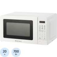 Микроволновая печь BigTech HMWO102WG, 20л., 700 вт. белый c грилем Микроволновая печь BigTech HMWO102WG, 20л., 700 вт. белый c грилем