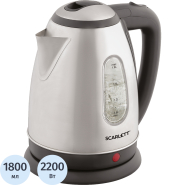 Чайник SCARLETT SC-EK21S88, сталь, 2200Вт, 1.8л Чайник SCARLETT SC-EK21S88, сталь, 2200Вт, 1.8л