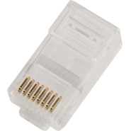 Коннектор LANMASTER LAN-EZ45-8P8C/U5E-100 универсальный, 50 микрон,100шт/уп