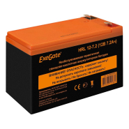 Батарея для ИБП ExeGate HRL 12-7.2 (12V 7.2Ah, 1227W, клеммы F2) Батарея для ИБП ExeGate HRL 12-7.2 (12V 7.2Ah, 1227W, клеммы F2)