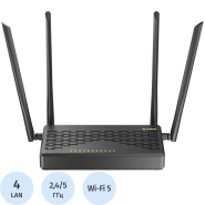 Маршрутизатор беспроводной D-Link DIR-825 (DIR-825/GFRU/R3A) AC1200 1000BAS