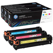 Картридж лазерный HP 128A CF371AM CMY для CLJ CP1525/CM1415 (3шт/уп) Картридж лазерный HP 128A CF371AM CMY для CLJ CP1525/CM1415 (3шт/уп)