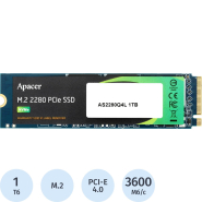 SSD накопитель Apacer AS2280Q4L 1TB M.2 2280 PCIe Gen4x4(AP1TBAS2280Q4L-1) SSD накопитель Apacer AS2280Q4L 1TB M.2 2280 PCIe Gen4x4(AP1TBAS2280Q4L-1)