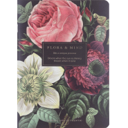 Тетрадь общая, BS, 150х210мм, 48л., клетка, скрепка. Flora, букет N4754