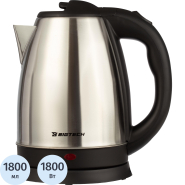 Чайник BigTech EK201M, 1,8л металл